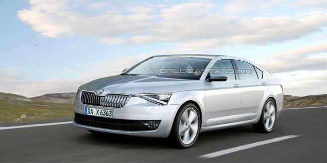 Новая Skoda Superb, неофициальный дизайн от Motor1.comm