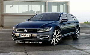 Рендер Volkswagen Passat CC Shooting Brake-render