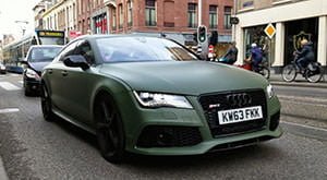 Audi RS7 в милитари обертке