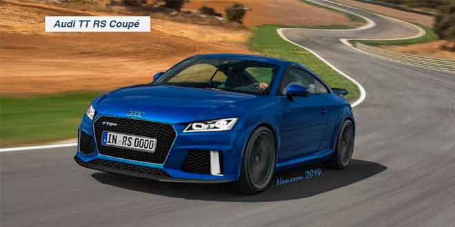 Неофициальное фото Audi TT RS Coupe нового поколения