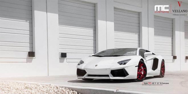 Lamborghini Aventador на дисках Vellano