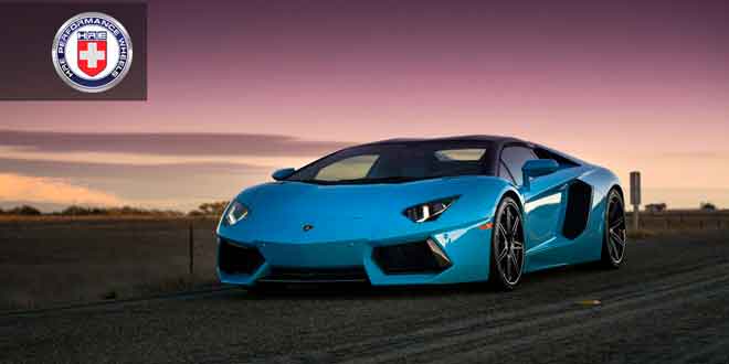 Lamborghini Aventador Roadster на дисках HRE Wheels