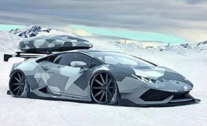 Рендер Lamborghini Huracan Snow Patrol от Роба Эванса