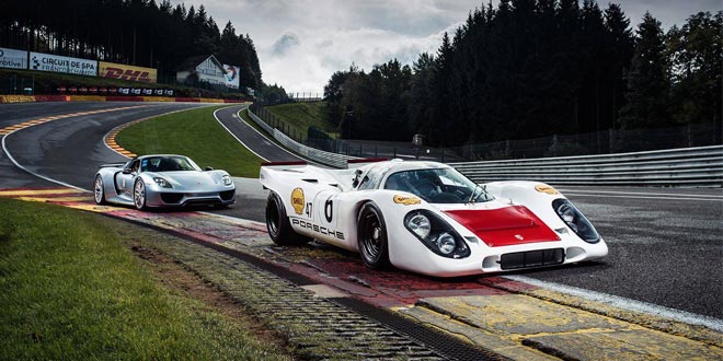 Porsche 917 против Porsche 918 Spyder