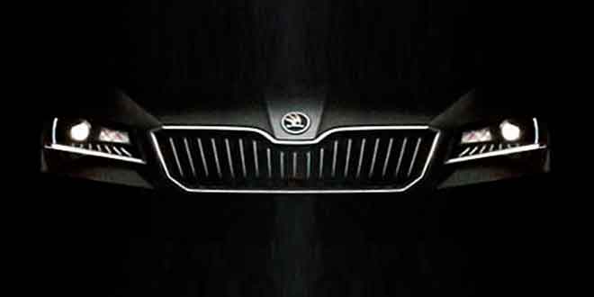 Тизер Skoda Superb нового поколения