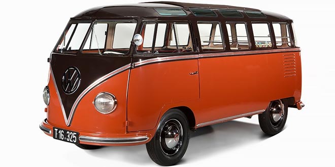 Микроавтобус Volkswagen T1 Fenster Barndoor Samba 1955 года