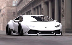 Lamborghini Huracan в боди-ките от Liberty Walk