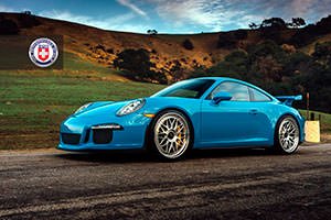 Porsche 911 GT3 на дисках HRE Wheels