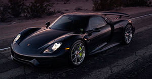 Porsche 918 Spyder Weissach Package на дисках HRE Wheels