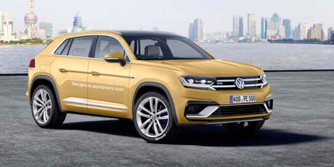 Рендер Volkswagen Tiguan нового поколения, неофициально