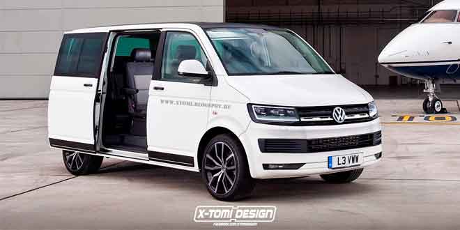 Рендер Volkswagen T6 Multivan от X-Tomi Design