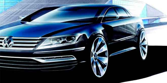 Новый Volkswagen Phaeton потягается с Mercedes S-Class