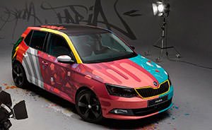 Skoda Fabia Street Art