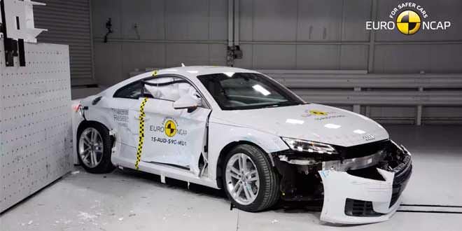 Новая Audi TT набрала 4 звезды в краш-тесте Euro NCAP | видео