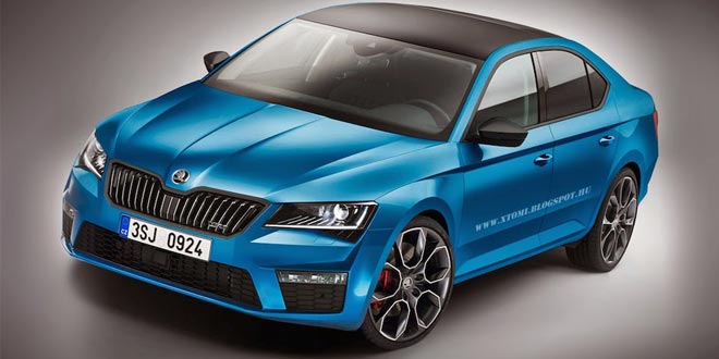 Рендер Skoda Superb RS от X-Tomi Design