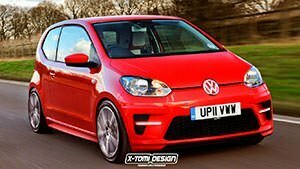 Рендер Volkswagen up! Turbo от X-Tomi Design