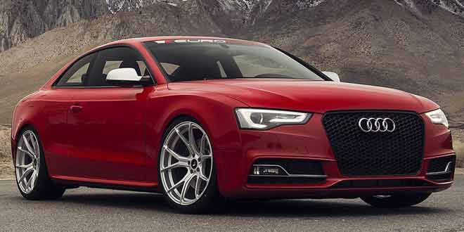 Красный Audi S3. Графитовые диски Vorsteiner V-FF 103 | фото