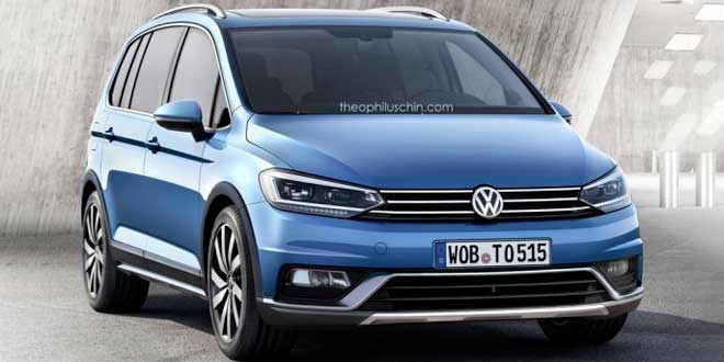 Volkswagen CrossTouran: полу-кросс в цифровой визуализации