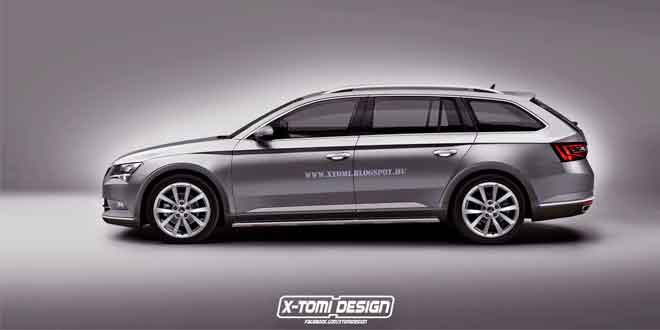 Неофициальный дизайн Skoda Superb Scout