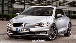 Рендер Volkswagen Scirocco от X-Tomi Design