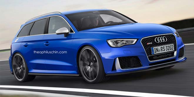 «Горячий» универсал Audi RS3 Avant, неофициально | фото