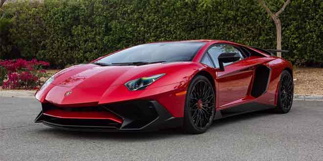 Lamborghini Aventador LP 750-4 SV из Ньюпорт-Бич