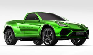 Рендер Lamborghini Urus Pickup от theophiluschin.com