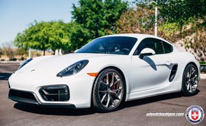 Porsche Cayman GTS на дисках HRE Wheels