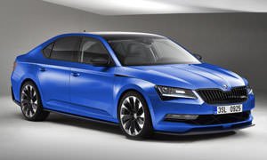 Рендер Skoda Superb RS от theophiluschin.com