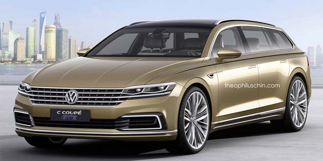 Универсал Volkswagen C Coupe GTE Variant неофициально | фото