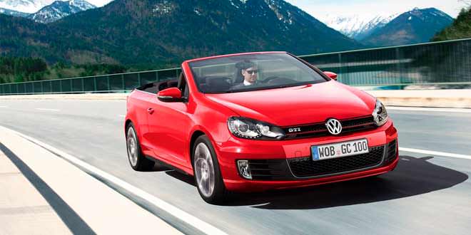 Новые двигатели Euro-6 сделали VW Golf Cabriolet на 15% экономичнее