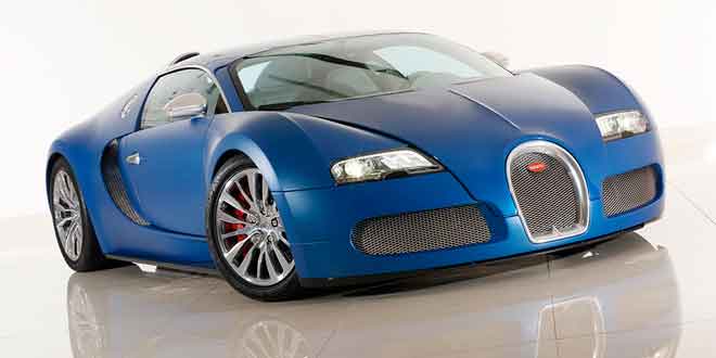 Продается юбилейный Bugatti Veyron Bleu Centenaire | фото