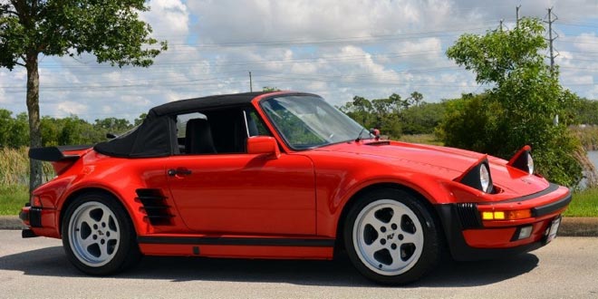 Кабриолет Porsche 911 Turbo Slantnose 1988 года выпуска
