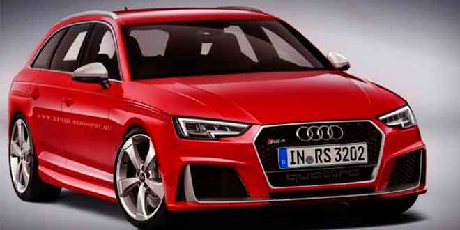 Новая Audi RS4 Avant, неофициальный дизайн
