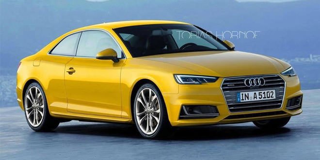 Рендер Audi A5 Coupe