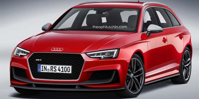 «Горячий» универсал Audi RS4 Avant, неофициально | фото