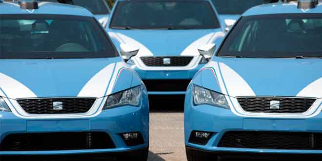 Патрульные SEAT Leon итальянской полиции