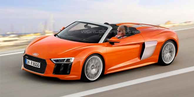 Новая Audi R8 Spyder, неофициальный дизайн
