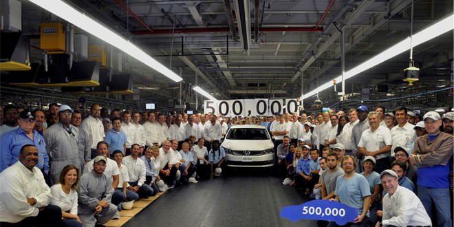 Завод Volkswagen в США выпустил полумиллионный Passat