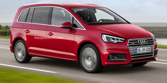 Компактвэн Audi A3 Qubic, неофициальная версия | фото