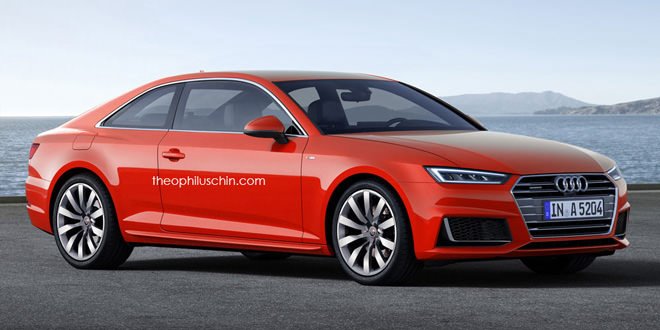 Рендер Audi A5 Coupe от theophiluschin.com