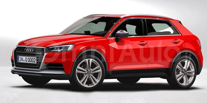 Компактный кроссовер Audi Q1, неофициальная версия | фото