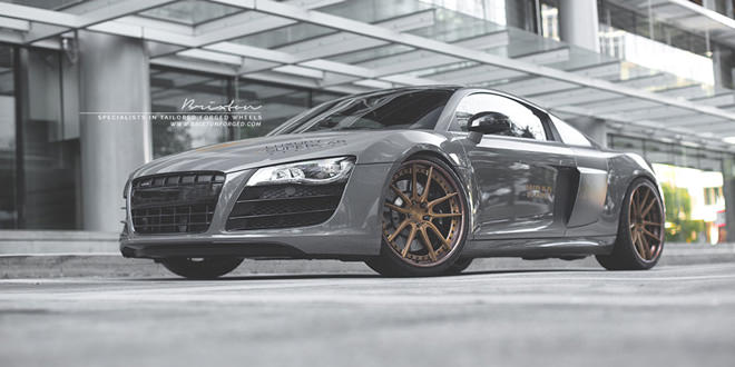 Audi R8 V10 на дисках Brixton Forged M53 Targa Series | фото