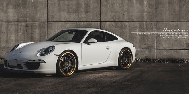 Porsche 911 на дисках Brixton Forged
