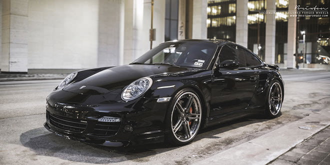 Porsche 911 Turbo на дисках Brixton M52 Targa Series | фото