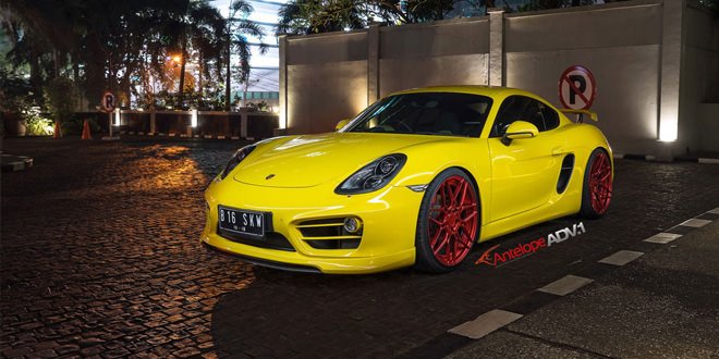 Porsche Cayman S на дисках ADV.1