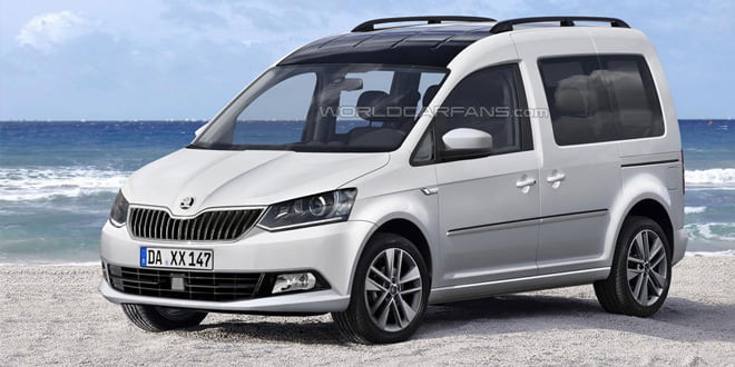 Рендер Skoda Roomster от WorldCarFans.com