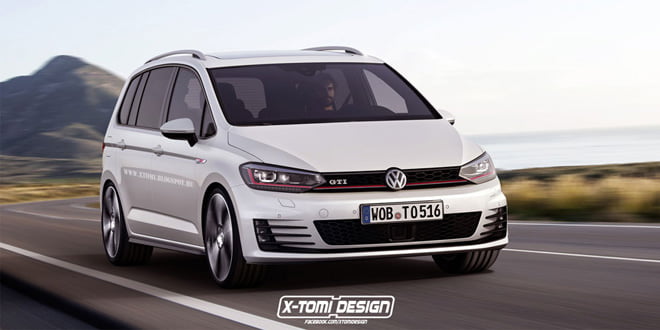 Рендер Volkswagen Touran GTI от X-Tomi Design