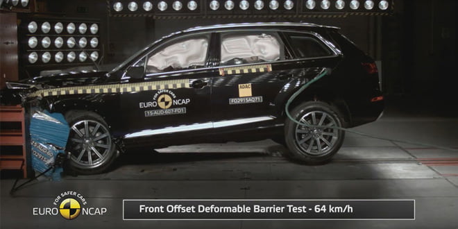 Краш-тест Audi Q7 от Euro NCAP