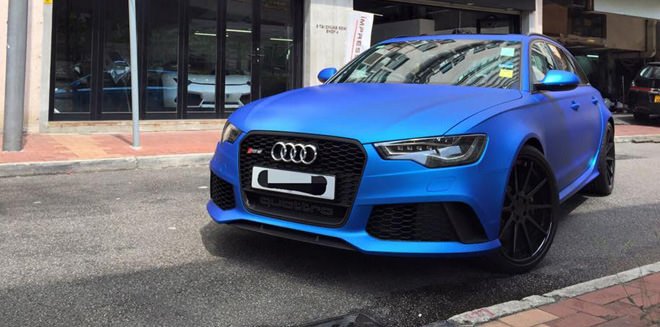 Audi RS6 Avant в виниле от Impressive Wrap